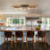 Chevee 3 - Light Matte Black 39.4" Kitchen Island Led Flush Mount