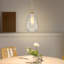 1-light Modern Hammered Tear-drop Glass Pendant Light-1825820586