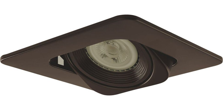 Low Voltage Square 4" Recessed Trim