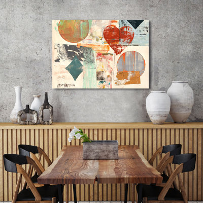3PW6185 Pop Love #3 by Peter Winkel - Wrapped Canvas Painting