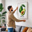 Avocado Study Botanical - Wrapped Canvas-905697803-905697910