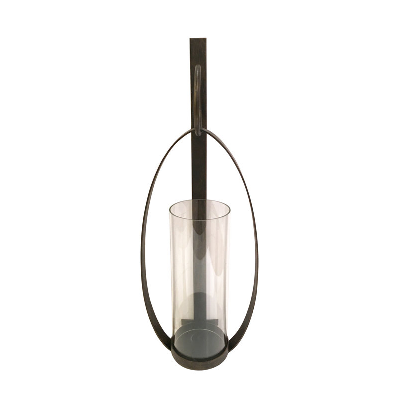 Applique murale en fer 33 po, Bronze