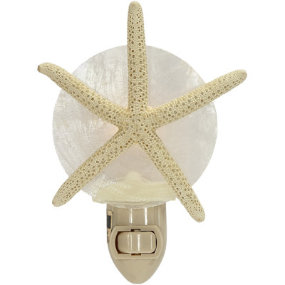 Veilleuse étoile de mer à DEL blanc bleu vert