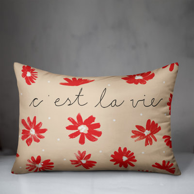 Floral Throw Pillow
