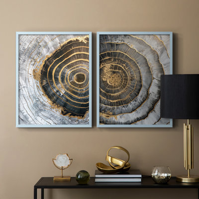 ABSTRACT Series CCLXII - Reproduction encadrée de qualité supérieure - prête à être accrochée - aucun clou requis - aucun clou requis