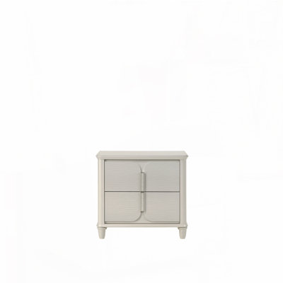 Table de chevet blanche
