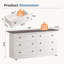 Commode 6 tiroirs l 59 po-842750645