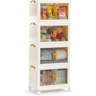 Rebrilliant Malke 4 Drawer Stackable Drawer with Locking Wheels ...