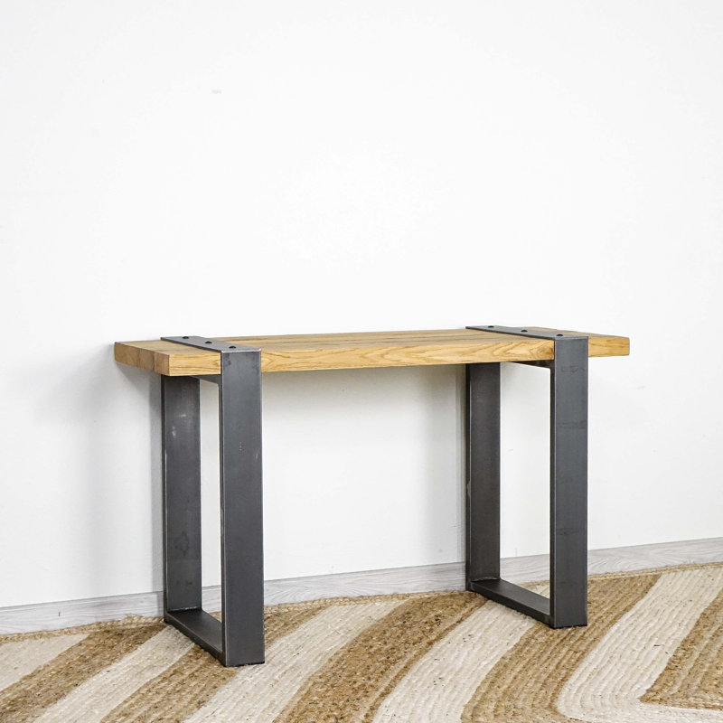 Lena Solid Wood Top Console Table, 60 H x 100 W x 40 D cm