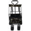 Chariot de service de jardin avec capacité de charge de 270 lb avec chariot amovible