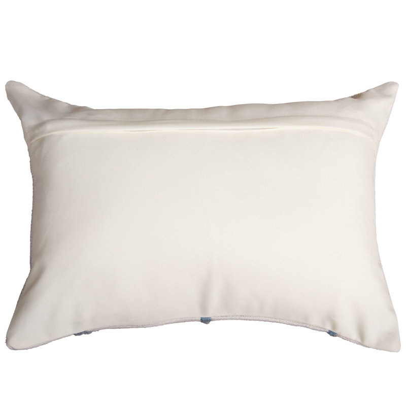 Geira Embroidered Polyester High Performance/Easy Care Throw Pillow