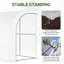 Valia 10 Ft W x 5 Ft D Lean-to Greenhouse