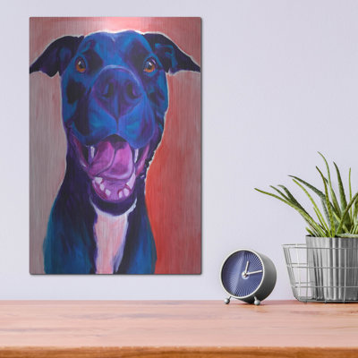 " Pit Bull - Crysanthemum " by Dawg Painter