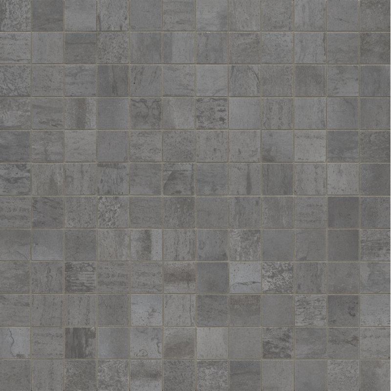 Vante 12 in. x 12 in. Matte Porcelain Mosaic Floor and Wall Tile, Umbra