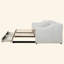 Twin XL To King Size Upholstered Daybed With Two Drawers-1297502755