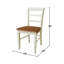 Chaise de salle à manger en bois massif Klynn-102401782