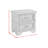 Godsey 2-Drawer Nightstand with USB in Charcoal