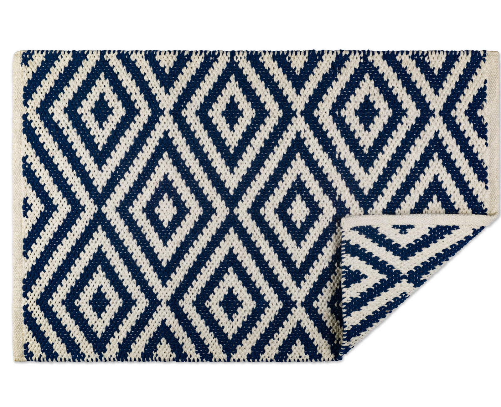 Quentin Doormat, Ivory/Navy