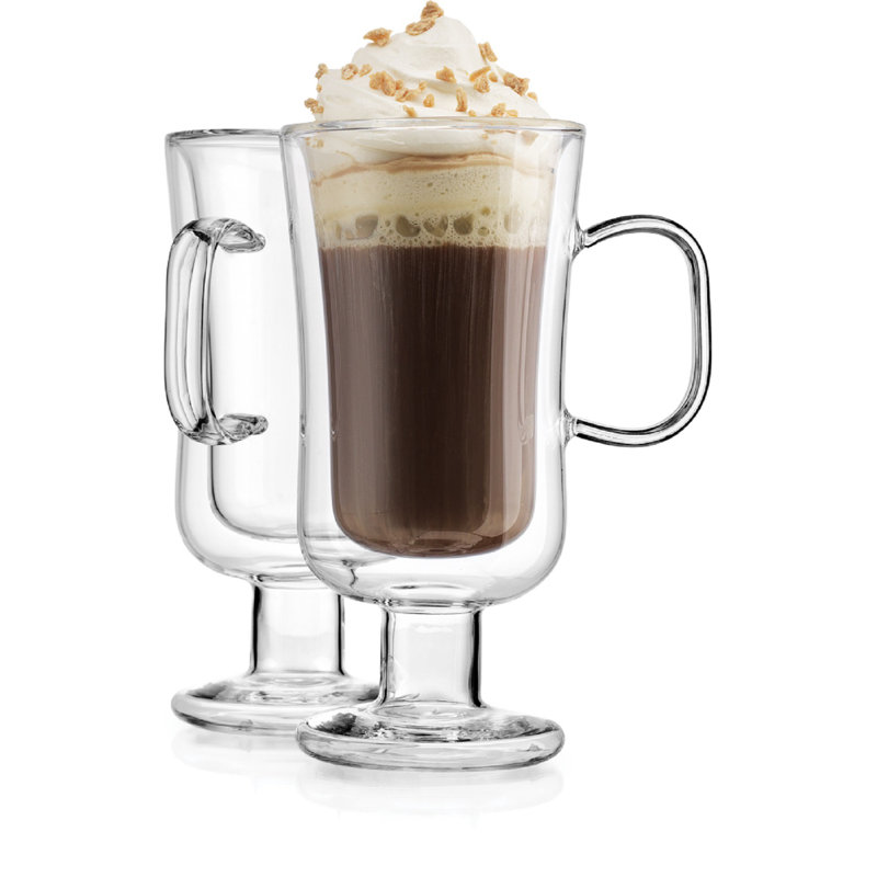 Irish Coffee Double Walled Mug 9oz Set