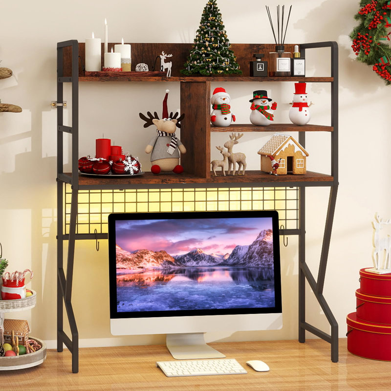 Metal,Manufactured Wood Desk Organiser