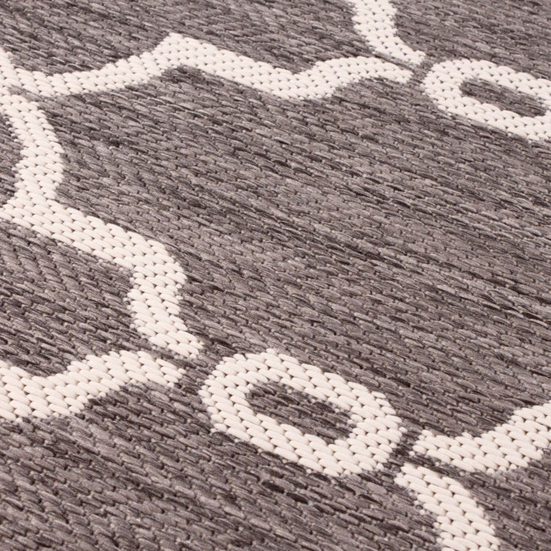 Annmaria Geometric Flokati Indoor / Outdoor, Runner 60 x 120cm