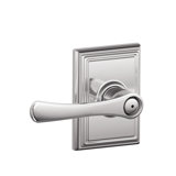 Avila Lever with Addison Trim Bed and Bath Lock