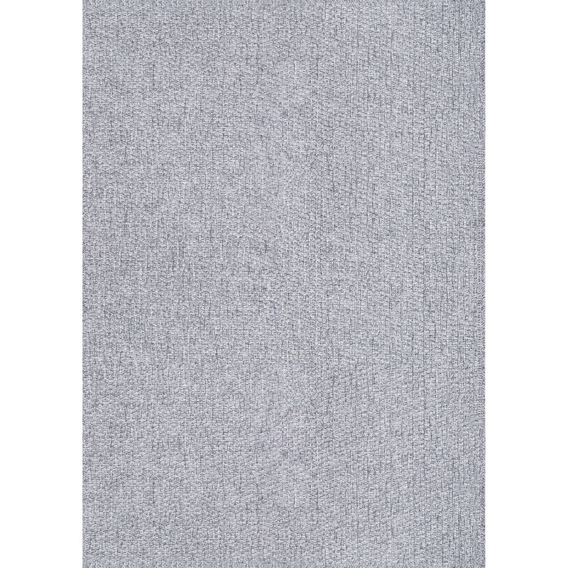 Nadene Jute-Like Ivory Indoor Area Rug, Rectangle 8' x 10', Gray