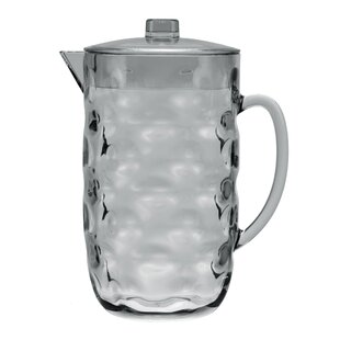 Glass Pitcher with Lid, 2.8L/95 Ounce Glass Water Pitcher with Spout, Easy  Clean Heat Resistant Borosilicate Gallon Glass Pitcher Jug, Iced Tea