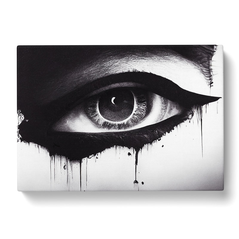 Human Eye Purism Abstract - Wrapped Canvas, 35cm H x 50cm W x 3cm D