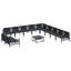 Vidaxl Garden Sofa Set 12 Pcs Anthracite Steel