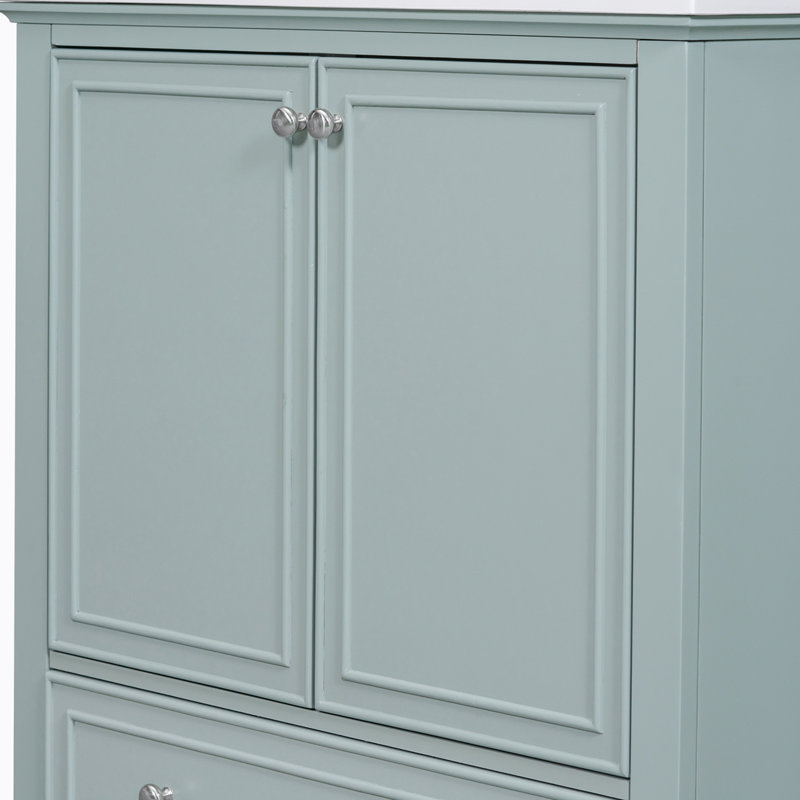 29.50'' Single Bathroom Vanity Base Only, Green
