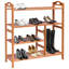 Range-chaussures en bois 13 paires