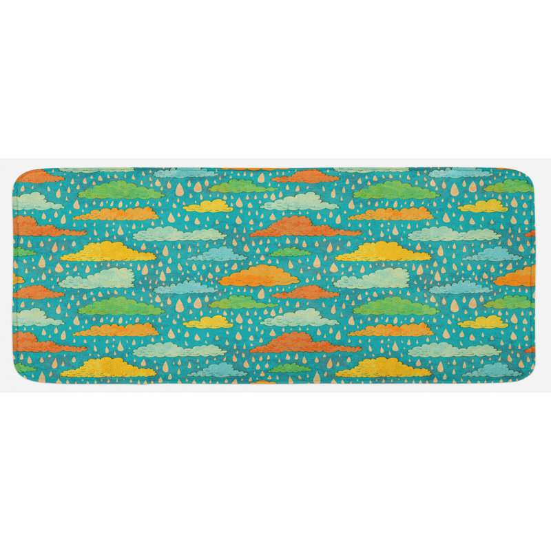 Tapis de cuisine abstrait