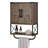 Medicine Cabinet with Two Barn Door,with Adjustable Shelf and Towel Bar-2115894165