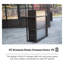 Véranda en aluminium 10 x 12 pi toutes saisons avec fenêtres PC amovibles, pavillon de jardin mural avec portes et tablettes coulissantes pour terrasse