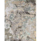 Canterbury Hand Knotted Area Rug in Brown