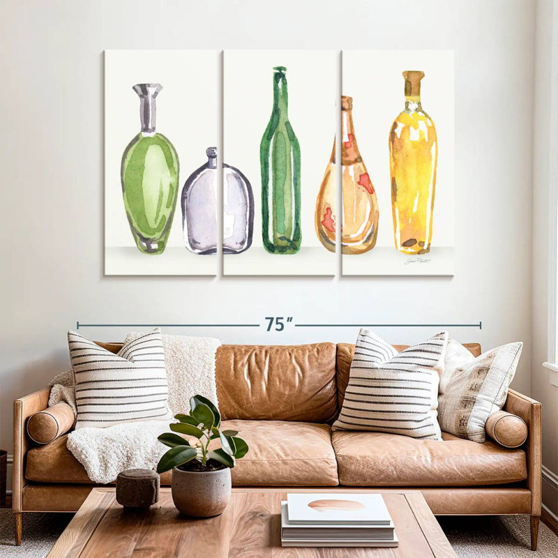Bouteilles en verre Yarlin, H 36 po x l 57 po
