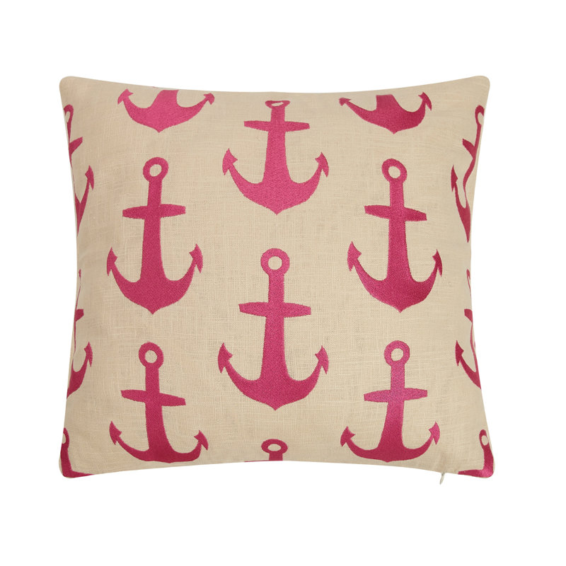 Coussin Anchors, Rouge