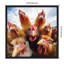 «Funny Animal Chicken Selfie» par The Creative Bunch Studio, reproduction d'art sur toile encadrée-1521923743