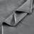 Pointehaven Silver Grey Velvet  Oversized Chevron Quilt Set, King/California King-117333991-117333993