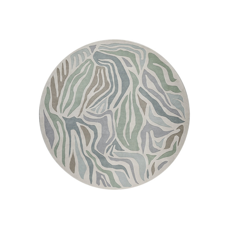 Rêverie Mist Area Rug, Round 8'