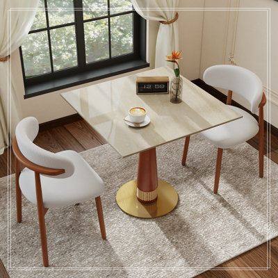 Square Dining Table with sturdy base