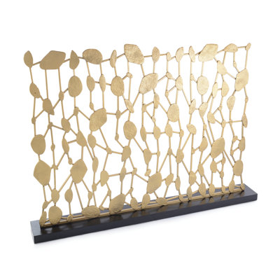 Pare-feu abstrait sculptural