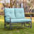 Bindman Powder Coated Aluminum Outdoor Glider-2014133369