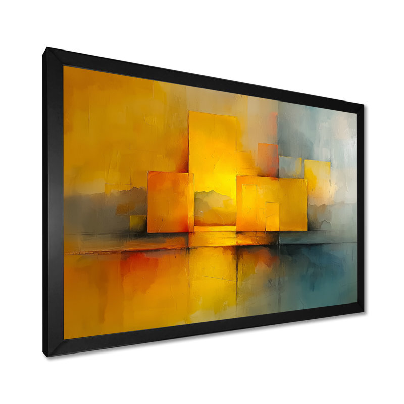 Wendland - Abstract Wall Art, Reproduction encadrée d'une seule photo, Noir, noir, noir, noir, H 12 po x l 20 po