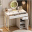 Luxueux meuble-lavabo polyvalent avec plusieurs options de rangement et éclairage réglable