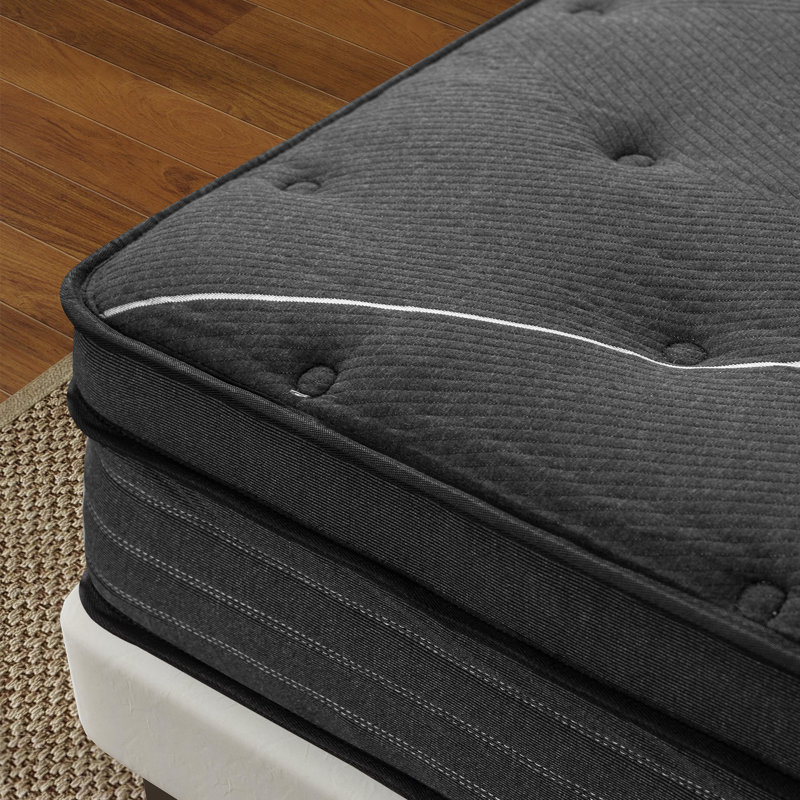 Grand matelas hybride 10 pouces: mousse viscoélastique, ressorts ensachés, housse respirante et froide | Idée de cadeau