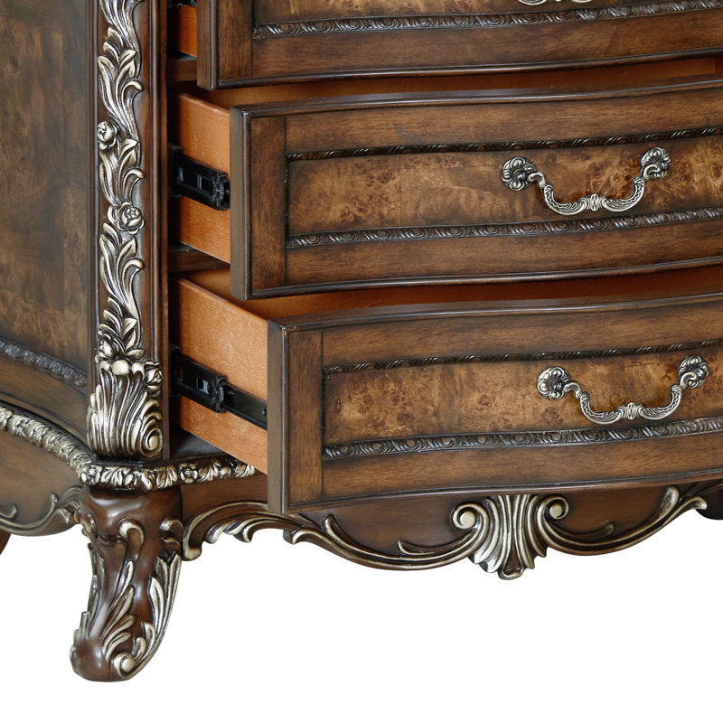 Table de chevet, finition cerisier