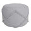 Repose-pieds cylindrique en coton 18 po