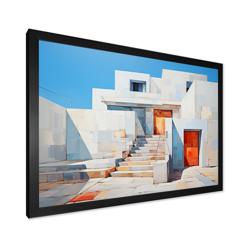 «Minimalisme accentue la simplicité», impression sur toile encadrée, H 16 po x l 32 po x P 1 po, Cadre simple noir